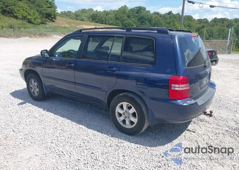 2002 Toyota Highlander V6 from USA, damaged, VIN JTEGF21A720053986